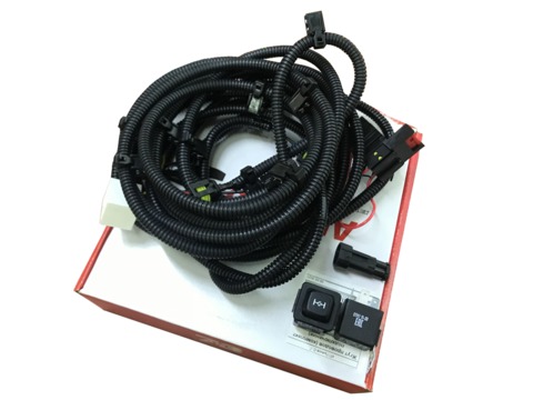 Комплект подключения электроблокировки на УАЗ, ВАЗ, ГАЗ без автоотключения (а/м с механическим спидо