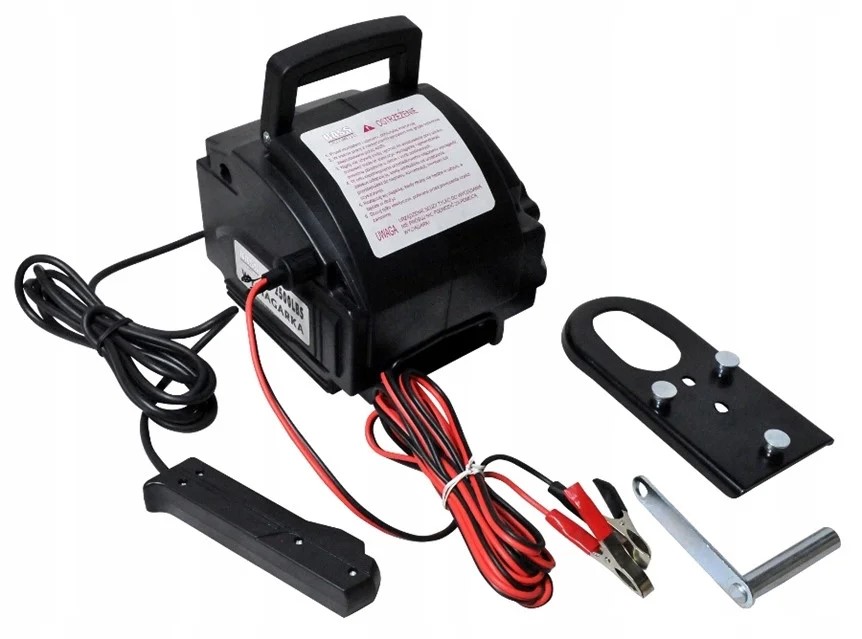 Лебедка переносная 12V Electric Winch Grizzly 5000lbs, стальной тросс
