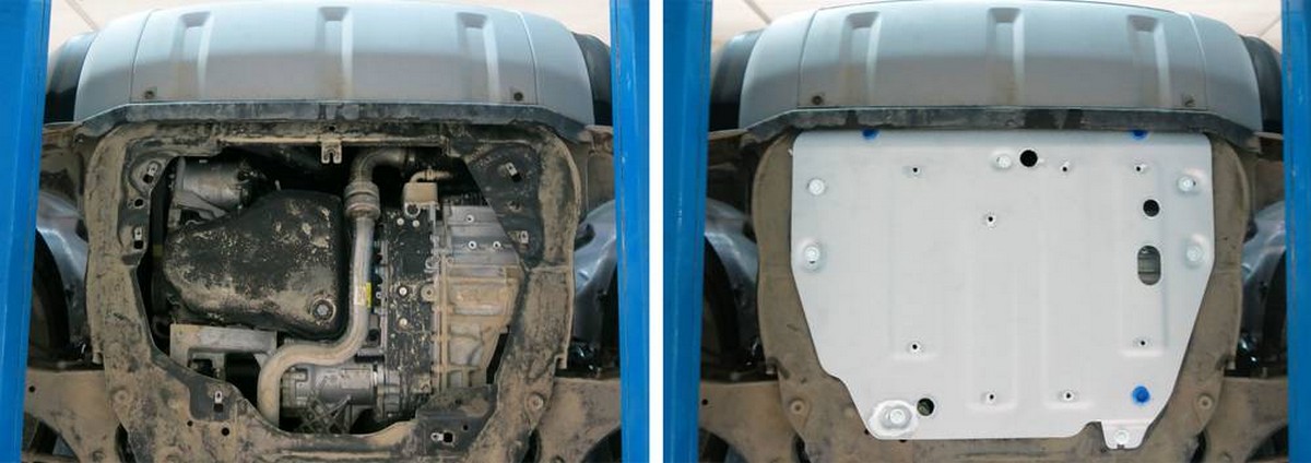 Защита картера + КПП Land Rover Range Rover Evoque, V - все