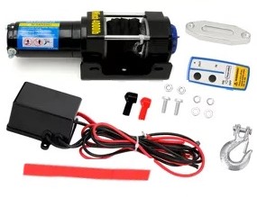 Лебедка Electric Winch 4500 lbs/2000kg 12v  трос синтетика 6мм*12м (с д/у)