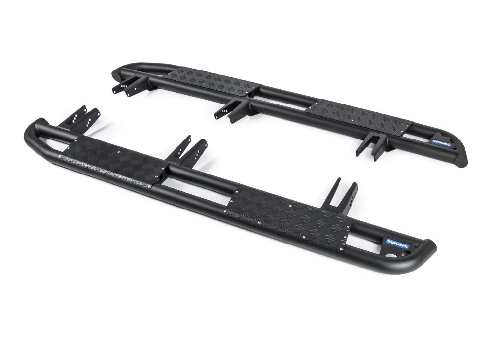 Силовая защита штатных порогов (без крепежа) Volkswagen Amarok