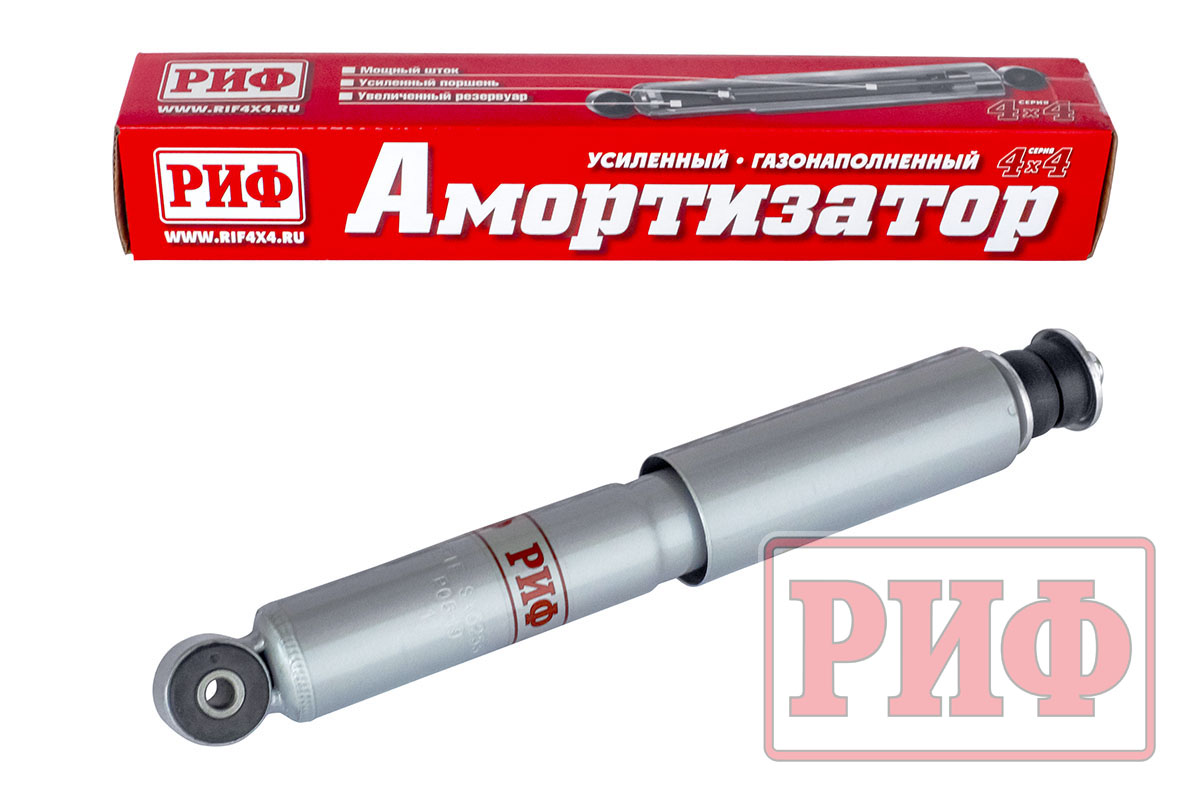 Амортизатор усиленный РИФ передний газовый Нива 21214М штатный, 21214 усиленный штатный и лифт 50 мм | Custom's Tuning