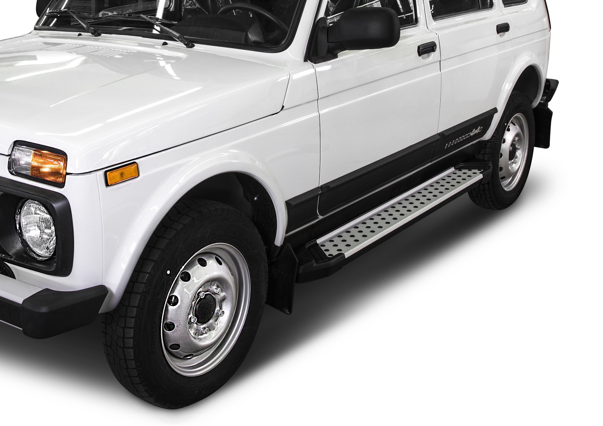 Комплект крепежа к порогам RIVAL, Lada 4x4
