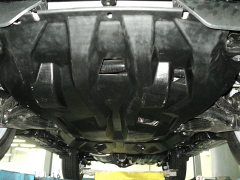 Защита картера, АКПП и РК Toyota Land Cruiser 150 "Prado" (2009-) (V- все) / Lexus GХ460 (V- все) (А | Custom's Tuning