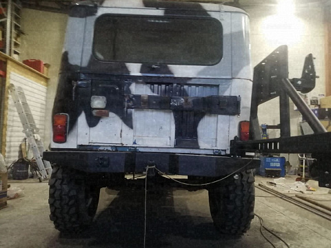Силовой задний бампер УАЗ Хантер — Custom's Tuning, Тюмень