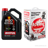 Масло Motul 8100 Eco-Lite 5W30 моторное синтетическое 5 л + PROMO
