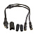 SAE коннектор - 2 x DC выход 5.5 x 2.5 mm