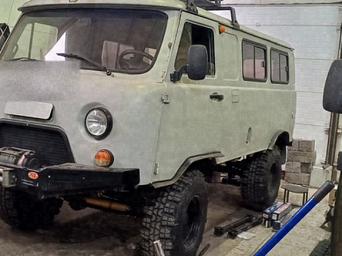 UAZ Буханка (серо-зелёная, экспедиционная) — фото 13 работ в Custom's Tuning, Тюмень