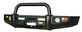 Передний силовой бампер на ISUZU D-MAX 2003-05 PowerFul