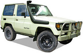 Шноркель Toyota Bundera LJ70 с двиг. 2L-T 2.4L-I6, дизель, правая сторона