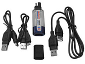 Универсальное влагозащищённое зарядное устройство с удлиннителем USB. USB mini mikro адаптеры 5V. 1A