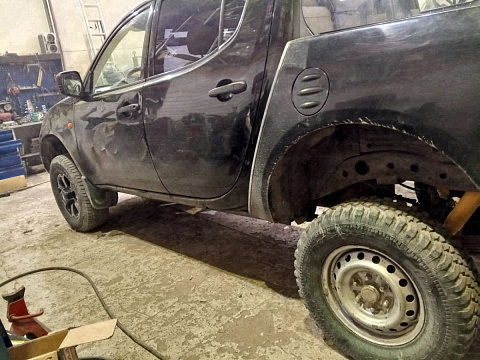 Mitsubishi L200 (тёмно-серый) — фото 12 работ в Custom's Tuning, Тюмень