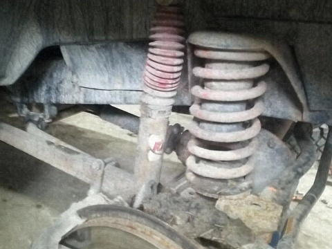 Передняя подвеска УАЗ Хантер: пружина и амортизатор — Custom's Tuning, Тюмень