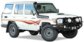 Шноркель Toyota Landcruiser 71-79 с 3/2007 с мотором 1GR-FE 4.0L-V6, бензин, правая сторона