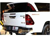 Кунг стальной для Toyota Hilux REVO (2015+) TL1 сдвижные форточки на боковых окнах